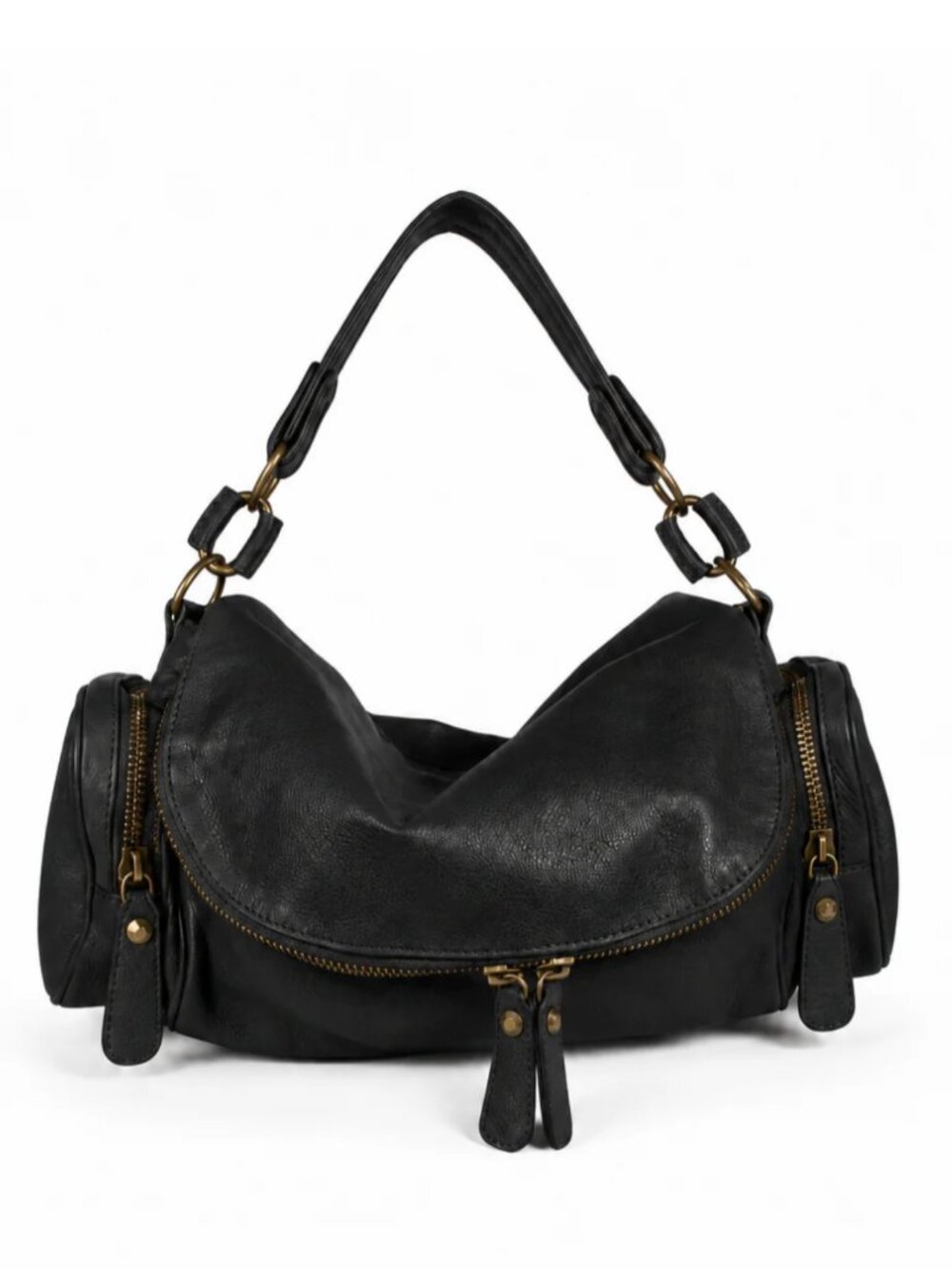 Lamb Leather Satchel Bag Medium